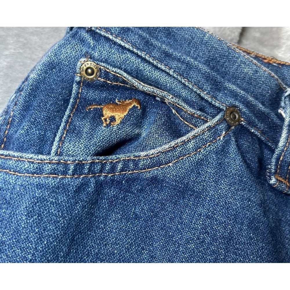Vintage Wrangler Womens Size 20 Misses Full Fit Jeans Made in USA Blue Denim - Picture 7 of 16
